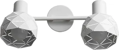 Zdjęcie produktu dla Kinkiet Reus biały 2xE14x40W metal wym:10x30x17cm IP20 Light Prestige