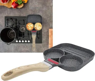 Produktbild von Famanu Eierkochenpfanne mit Antihafteigenschaft - Schwarz