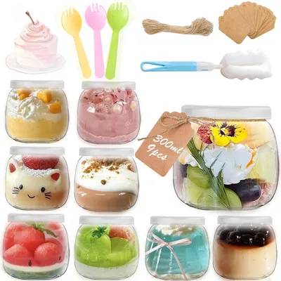 Image de Solidchoice - Ensemble de 3 pots à yaourt de 300 ml