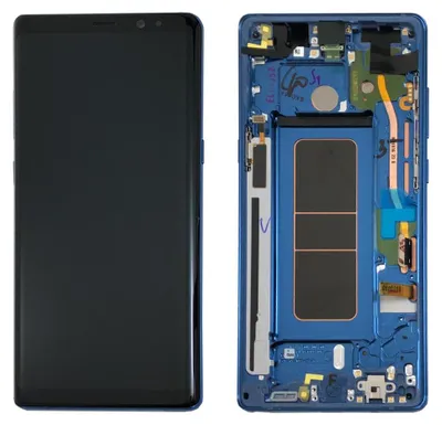 Produktbild von Display Full LCD Komplettset GH97-21065B Blau für Samsung Galaxy Note 8 N950F