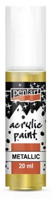 Obrázek produktu pro Akrylová barva metalická PENTART 20 ml ZLATÁ