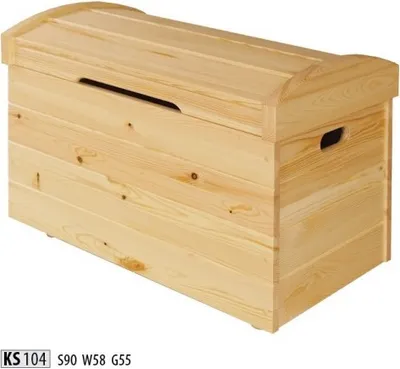 Image de Deko Box Vollholz Möbel Holz Möbel Handarbeit Schatule Truhe Echtholz 90x55cm