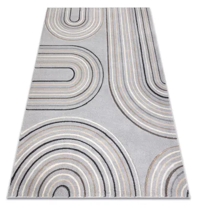 Image de Tapis KIDDO 6107 gris clair / crème, géométrique pour enfants, sensoriel gris 120x170 cm