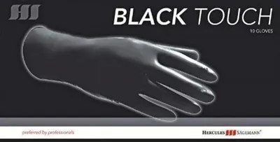Produktbild von Herculess Sägemann Black Touch Handschuhe M 10 St.latexhaltig, M medi