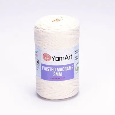 Produktbild von Gedrehtes Makramee-Garn, 3 mm, 250 g, 752