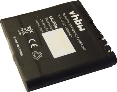 Produktbild von vhbw Akku kompatibel mit Nokia N81, E51, N82, N81 8GB, 6720 Classic Handy Smartphone Telefon (1100 mAh, 3,7 V, Li-Ion)