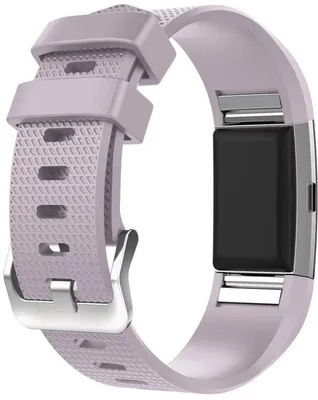 Productafbeelding van Lila horlogebandje - Polsbandje geschikt voor Fitbit - Fitbit Charge 2 - Sportbandje - Lila, Lila - Groot - Horlogebandje - Exclusief Fitbit – Polsbandje – Armband – CHPN