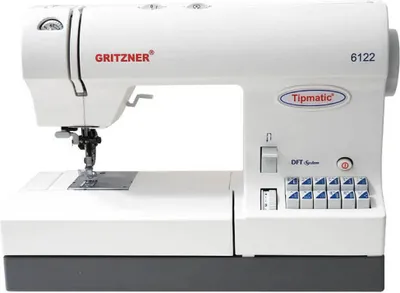 Produktbild von GRITZNER Tipmatic 6122 DFT Nähmaschine & Ackermann Nähgarnbox