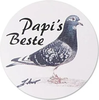 Produktbild von Auto-Aufkleber - Papis Beste - Tauben - Gr. ca. 6 cm - TB754/6