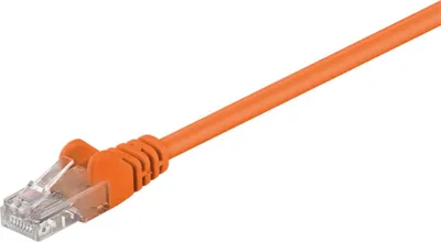 Produktbild von CAT 5e Patchkabel, U/UTP, orange Kupferkaschierter Aluminiumleiter (CCA)