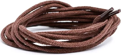 Zdjęcie produktu dla Corbby Brązowe Cienkie Okrągłe Sznurowadła 75 cm