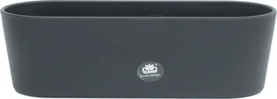 Produktbild von Set7 7 teilig Kunststoff Flori Pflanzschale schwarz für Hydrokultur L 26.5 cm B 10.0 cm H 08.0 cm