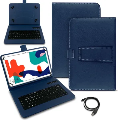 Produktbild von Schutzhülle Tastatur für Xiaomi Redmi Pad 2 2025 Tasche Keyboard Hülle BluetoothFarben:Blau