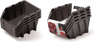Obrázok produktu pre Sada 4 x dielenské podnosy Dielenské kontajnery Skladovacie kontajnery Kistenberg Binner 30 Long KBILS30-S411.