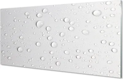 Produktbild von Glasbilder 140x70 Wandkunst Wassertropfen Makro