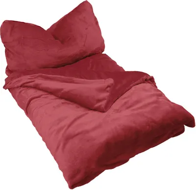 Produktbild von Winter Uni Bettwäsche 2 teilig Cashmere Touch Reißverschluss 135 x200 cm + 80 x80 cm Bordeaux