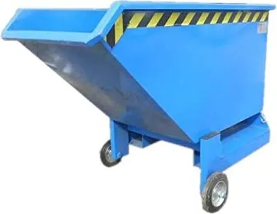 Produktbild von Gabelstapler Kippmulde Kippcontainer Muldenkipper Kippschaufel mit Rädern