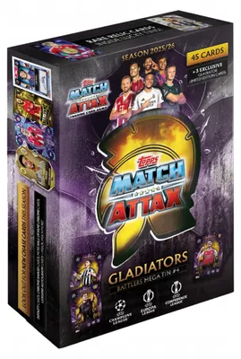 Obrázok produktu pre Mega Pack No. 4 Match Attax 2025/26 Topps Battlers Football Cards