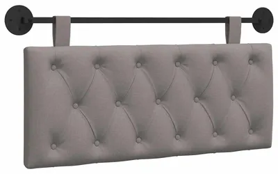 Produktbild von vidaXL Hängendes Kopfteil Taupe Stoff