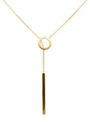 Produktbild von SuzanGold Girls Night Out Goldkette aus Echtgold Halskette mit modernem Anhänger
