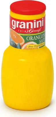 Produktbild von Erzi Orangensaft von Granini, Spielzeug-Orangensaft, Kaufladenzubehör