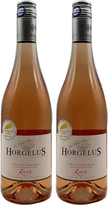 Produktbild von Rose Wein Set - 2x Horgelus Côtes de Gascogne Rosé 750ml (11,5% Vol)- [Enthält Sulfite]