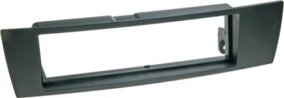 Image de Adaptateur de façade 1-DIN compatible avec BMW Serie 1 / Serie 3 / X1 / Z4 noir