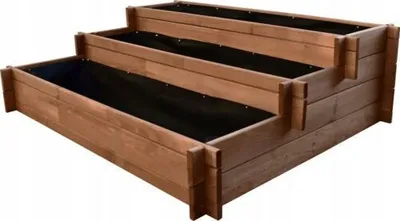 Obrázok produktu pre Kvetináč 110x89cm drevený kvetináč kvetináč záhradný vyvýšený záhon kvetináč