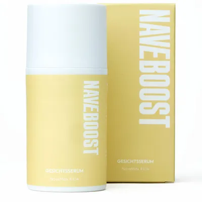 Produktbild von Naveboost Anti Falten Serum mit Peptiden, veganem Kollagen & Hyaluronsäure, 50 ml, KI-generiertes Bild