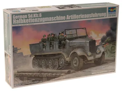 Sd.Kfz.6 Halbkettenfahrzeug Artillerie, 1:35 Modellbausatz