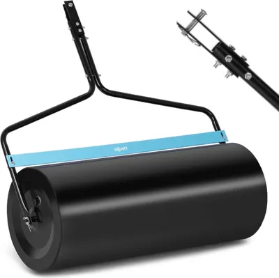 Produktbild von Gartenwalzenverdichter zum Verdichten von Erde und Gras für einen Traktor, Breite 97,5 cm, 120 l