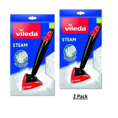 Produktbild von Vileda 2 Pack. STEAM Dampfmopp 2-er Set, Ersatzbezug