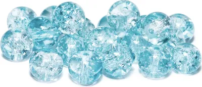 Produktbild von Glitzerperlen, Ø 8 mm, 20 Stück Blau