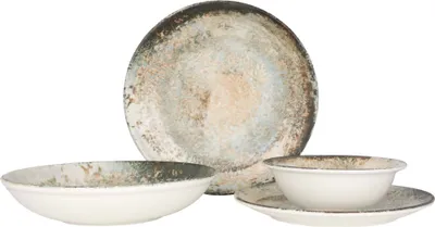 Zdjęcie produktu dla Zestaw naczyń Rinart (duży) - Obvara - 24 części - 6 osób - porcelana