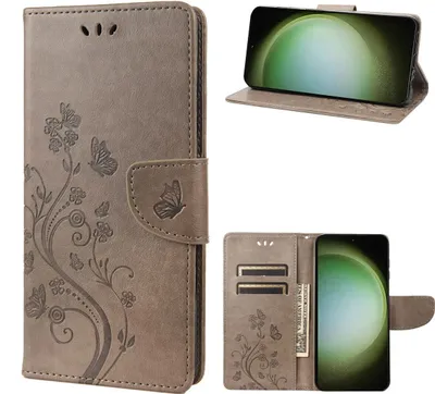 Immagine prodotto di Custodia König Design compatibile con la custodia in Pelle finta per cellulare - Custodia per cellulare grigia