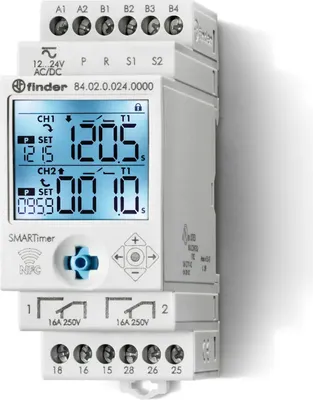 Produktbild von Smart Timer 2-Kanal 16A NFC-Programmierbarer Relais - E3WS3