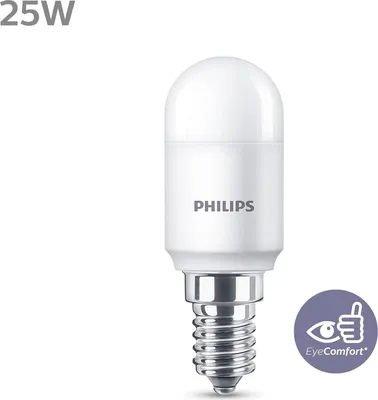 Produktbild von Philips LED CorePro E14 T25 Röhrenform 3,2W = 25W Kühlschranklampe 250lm Warmweiß 2700K