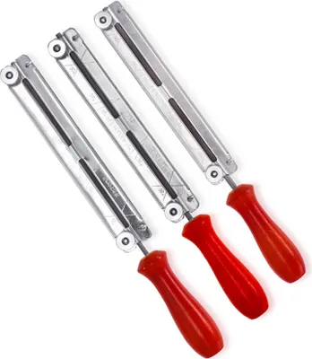 Produktbild von Holzgriff Kettensäge Schärfefefeile Kettensäge Schärfer Werkzeug Stahl Kettensäge Antirust Feilen Schärfgerät Handwerkzeuge