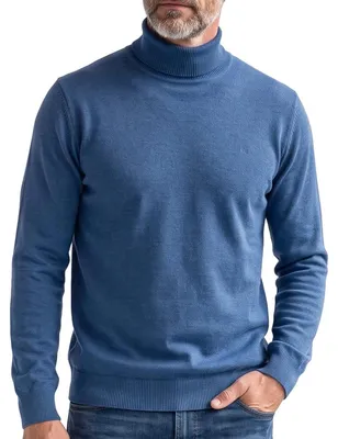 Produktbild von Redmond Basic Rollkragenshirt Natürliches Material, Weiche Bündchen, Vielseitiges Basic
