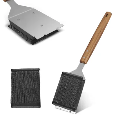 Produktbild von Grillbürste - BBQ Reinigungsbürste - Edelstahlborsten - Für Grillrost Reinigung - Praktisches Grillzubehör
