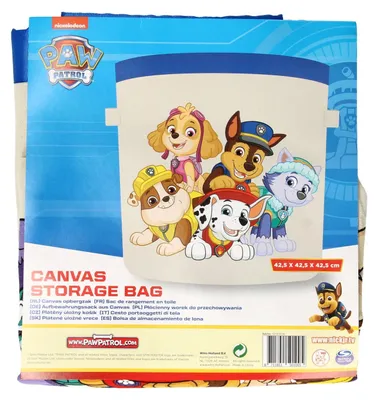 Produktbild von Wins Holland Canvas-Aufbewahrungstasche Paw Patrol