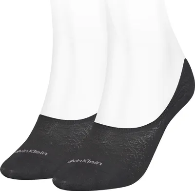 Produktbild von 2er Pack Calvin Klein High-Cut Diamond Füßlinge Damen 001 - black