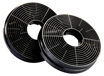 Produktbild von Aktivkohlefilter 2er Set Ø175mm für CIARRA Dunstabzugshauben Umluft Schwarz