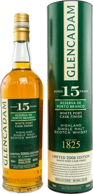 Produktbild von Glencadam 15 Years Old White Port Cask Finish Limited Edition 2006 46% Vol. 0,7l in Geschenkbox