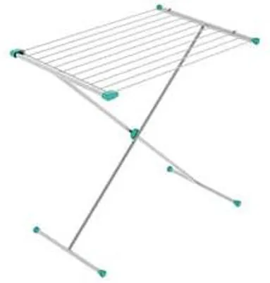 Produktbild von Colombo New Scal Gazzella 10, Wäscheständerflügel, Stahl, Grau, Türkis, 10 m, 1,8 kg, 56 cm