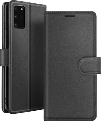 Obrázok produktu pre Zanaé, peňaženkové puzdro na Galaxy S20 so stojanom a magnetickou chlopňou, čierne