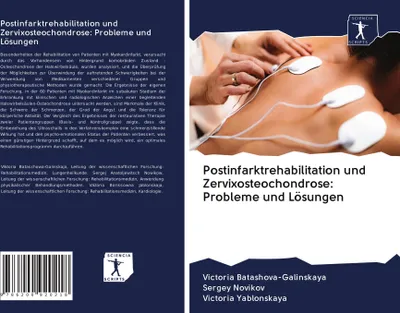Produktbild von Postinfarktrehabilitation und Zervixosteochondrose: Probleme und Lösungen