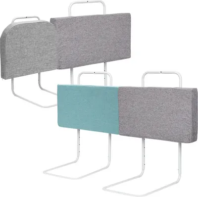 Produktbild von TolleTour Bettgitter Bettschutzgitter für Kinder Rausfallschutz Bett 5-Loch Höhenverstellbar Kinderbettgitter Sicherheitsschutz für Kleinkinder Babys und Kinder 50cm Grün
