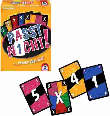 Zdjęcie produktu dla Schmidt Spiele Passt Nicht!, Gra karciana, Przyjęcie, 8 lat(a), 20 min