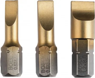 Image de Pack de 3 embouts de vissage Max Grip (S) L 25mm - BOSCH - 2607001751